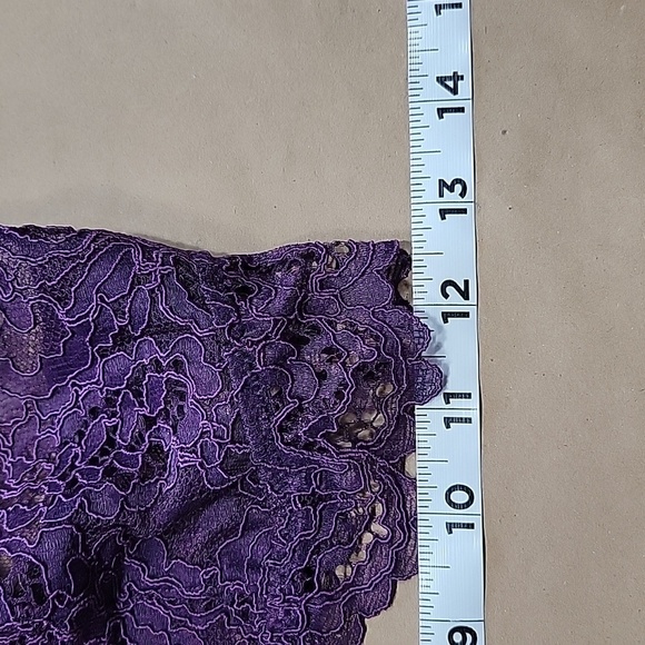 Savage X Fenty Size M Purple Lace Front Closure Bra Bralette, NEW with Tag - Picture 7 of 10
